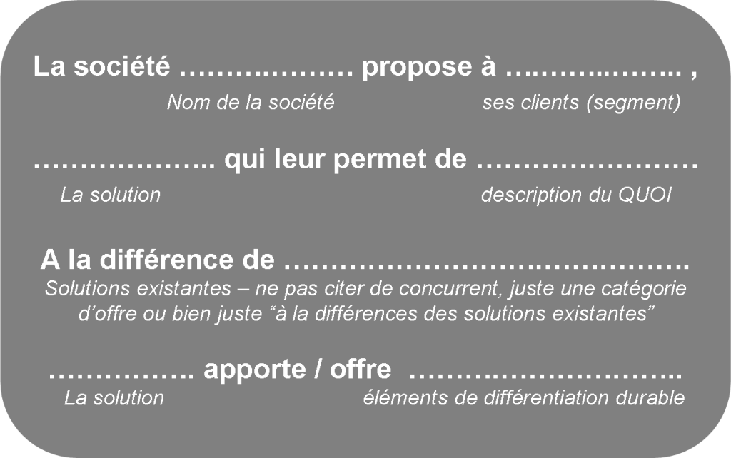 proposition de valeur